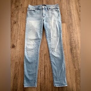 Abercrombie & Fitch Light Blue Harper Super Skinny Jeans -27/4 short